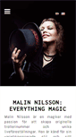 Mobile Screenshot of malinnilsson.se